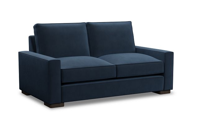 Edgewater Joya Dark Blue Loveseat