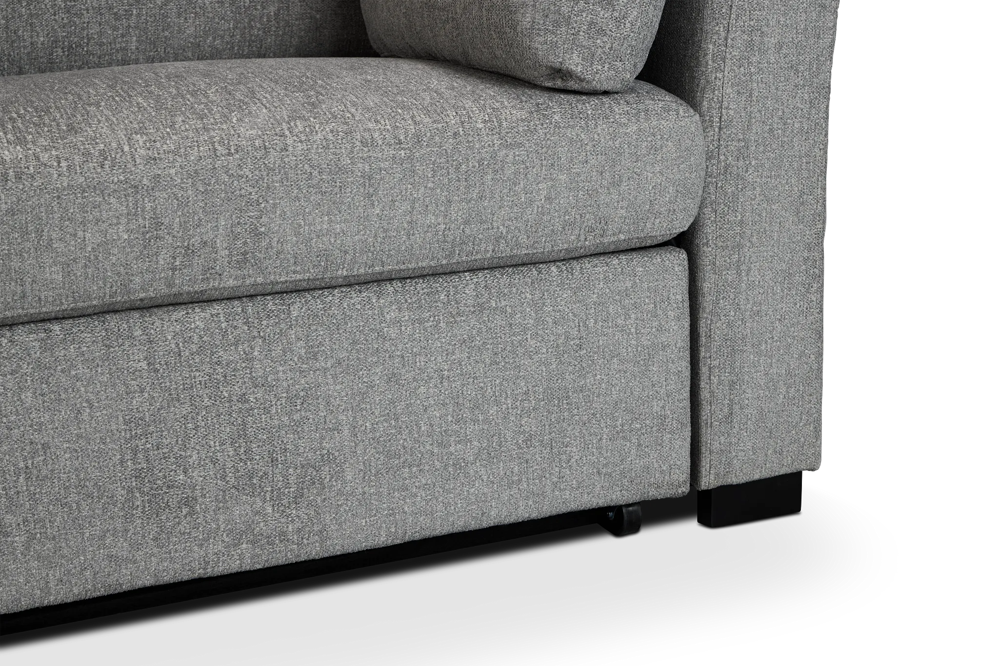 Amber Dark Gray Chair Pull-up Sleeper