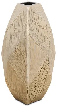 Bella White Round Vase