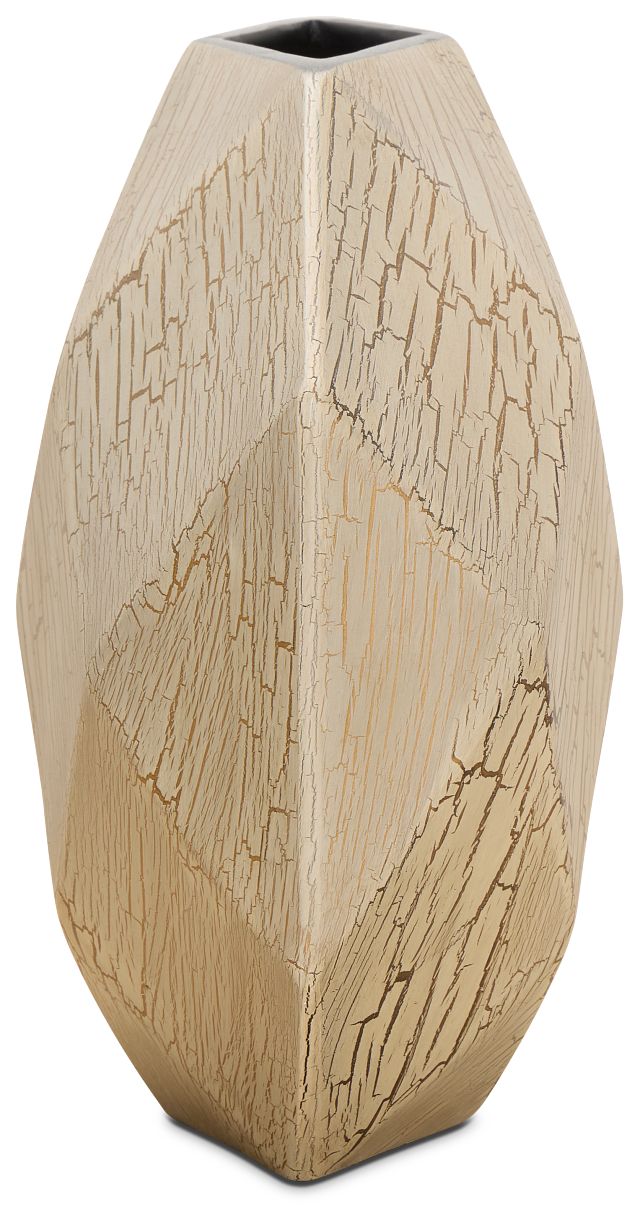Bella White Round Vase