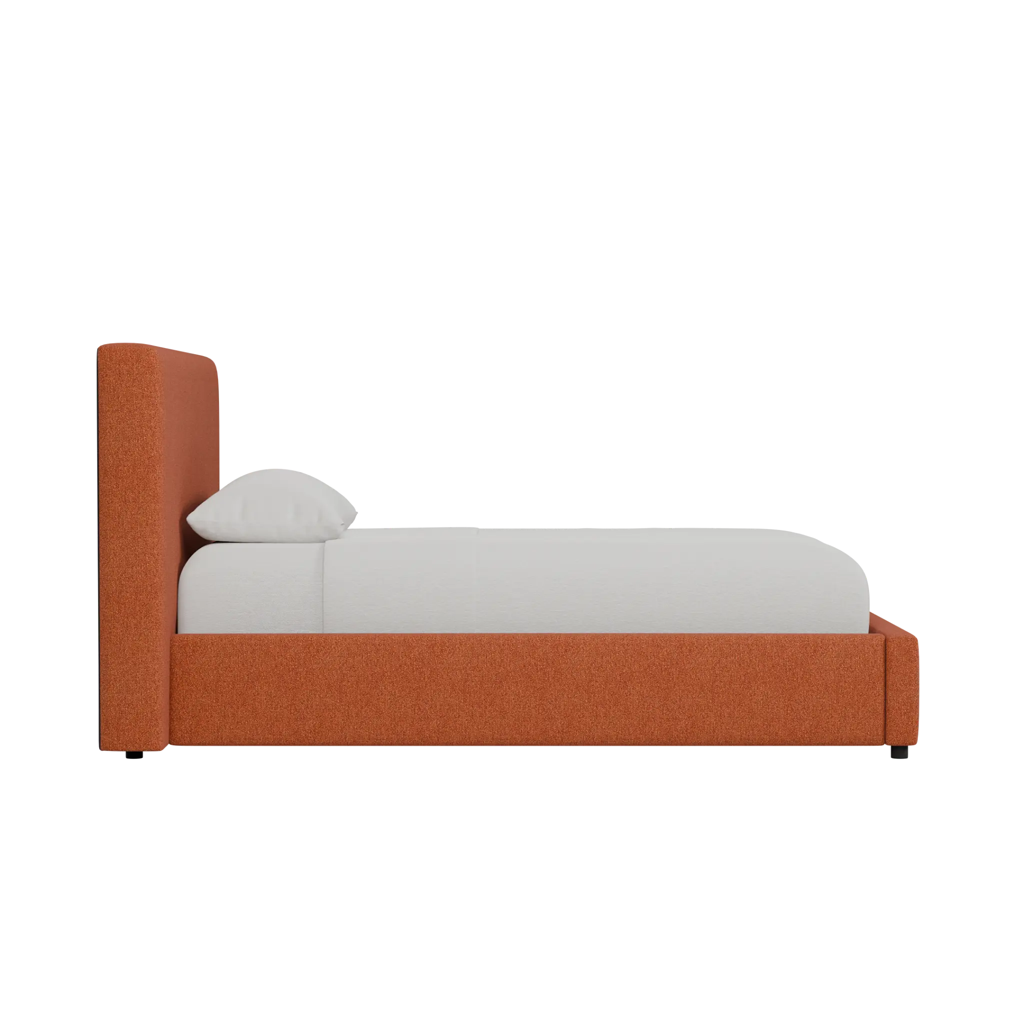 Grayton Elite Medium Brown 44" Upholstered Platform Bed Grayton Elite Medium Brown 44" Upholstered Platform Bed