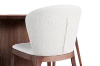 Nomad Mid Tone 59" Round Table & 4 Light Beige Chairs W/mid-tone Legs