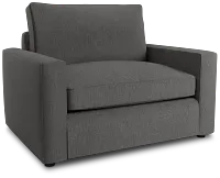 Siesta Peyton Gray Fabric Memory Foam Sleeper