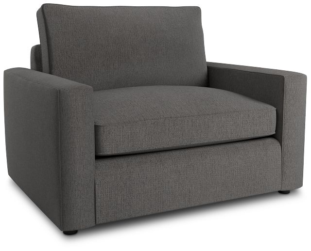 Siesta Peyton Gray Fabric Memory Foam Sleeper