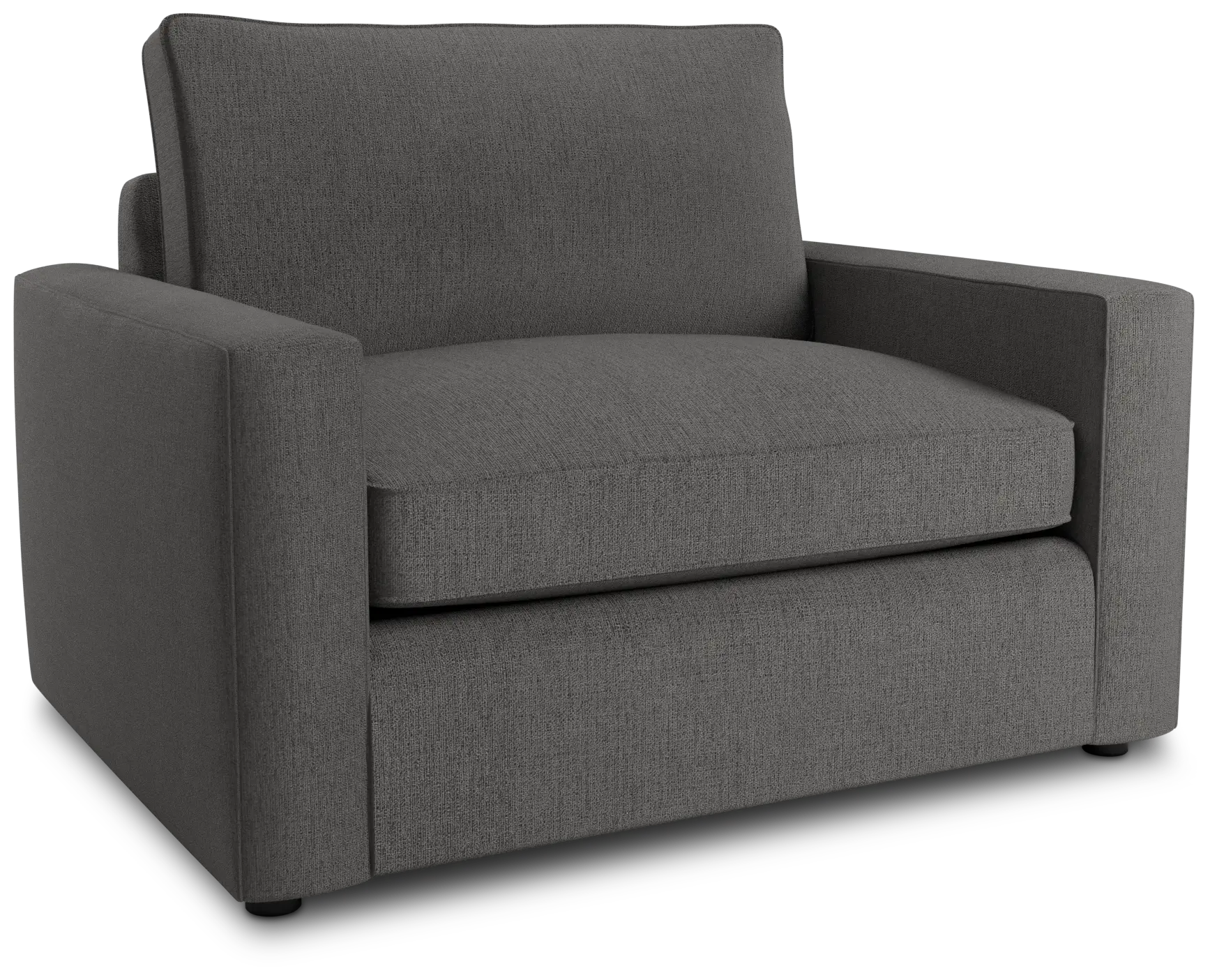 Siesta Peyton Gray Fabric Memory Foam Sleeper Siesta Peyton Gray Fabric Memory Foam Sleeper
