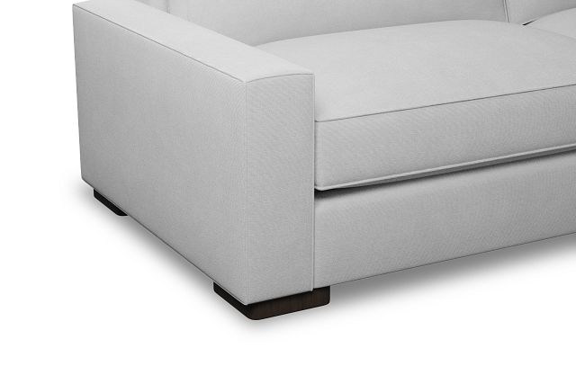 Edgewater Suave White 96" Sofa W/ 2 Cushions
