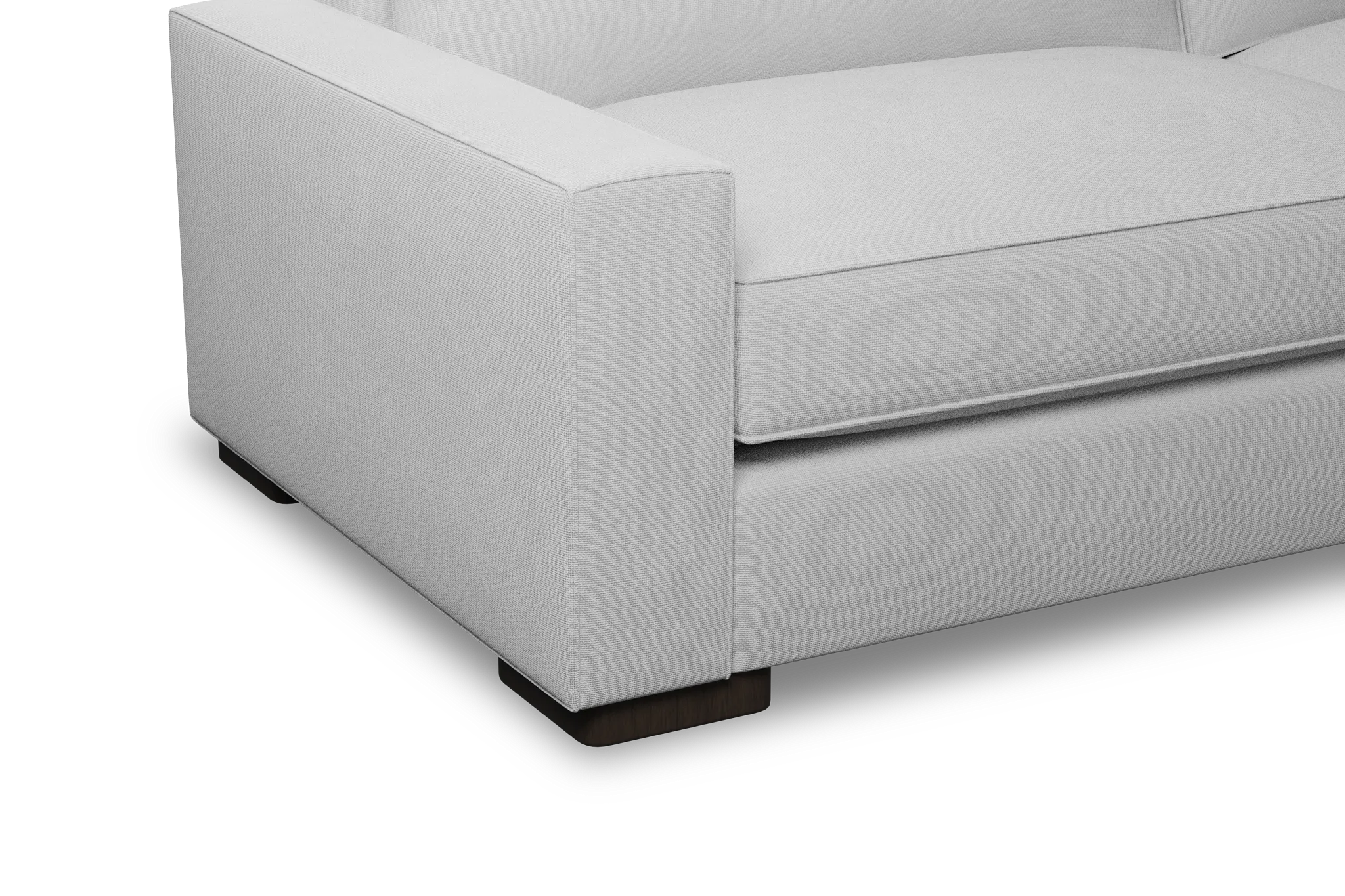 Edgewater Suave White 96" Sofa W/ 2 Cushions