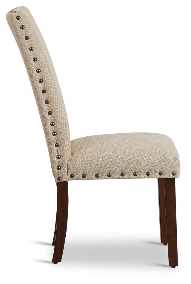 Jax Beige Upholstered Side Chair (2)