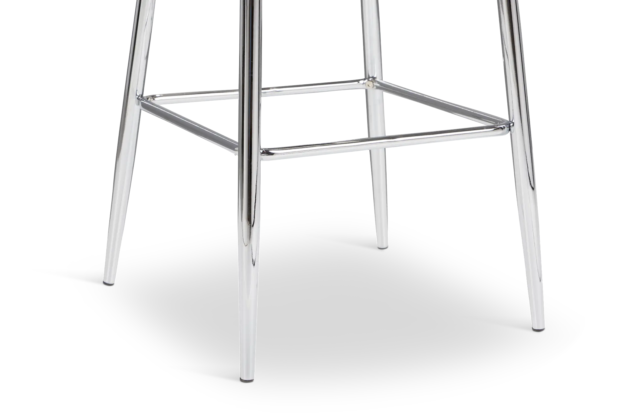 Havana Whitemicro Upholstered 30" Barstool W/ Chrome Legs Havana Whitemicro Upholstered 30" Barstool W/ Chrome Legs
