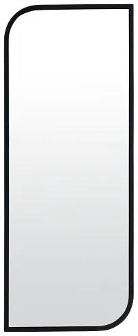 Analisa Black Rect Mirror