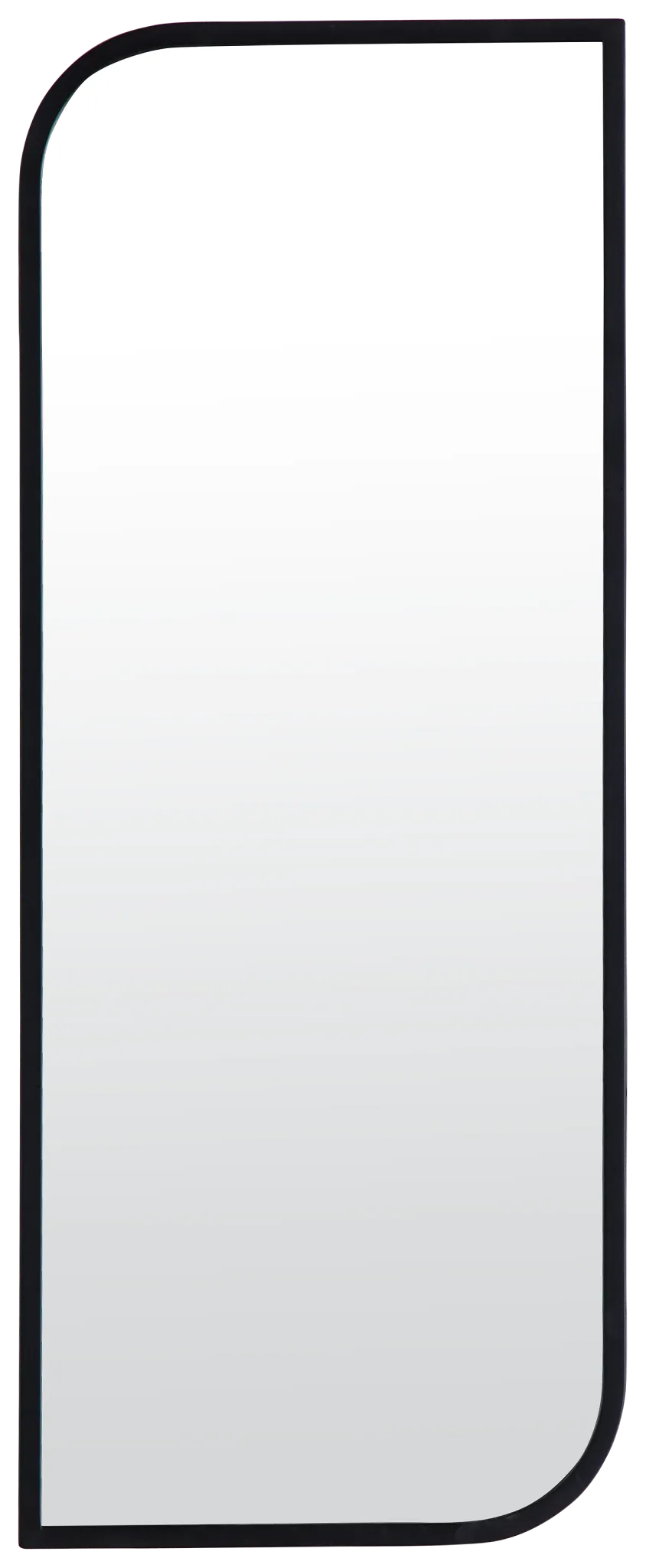 Analisa Black Rect Mirror