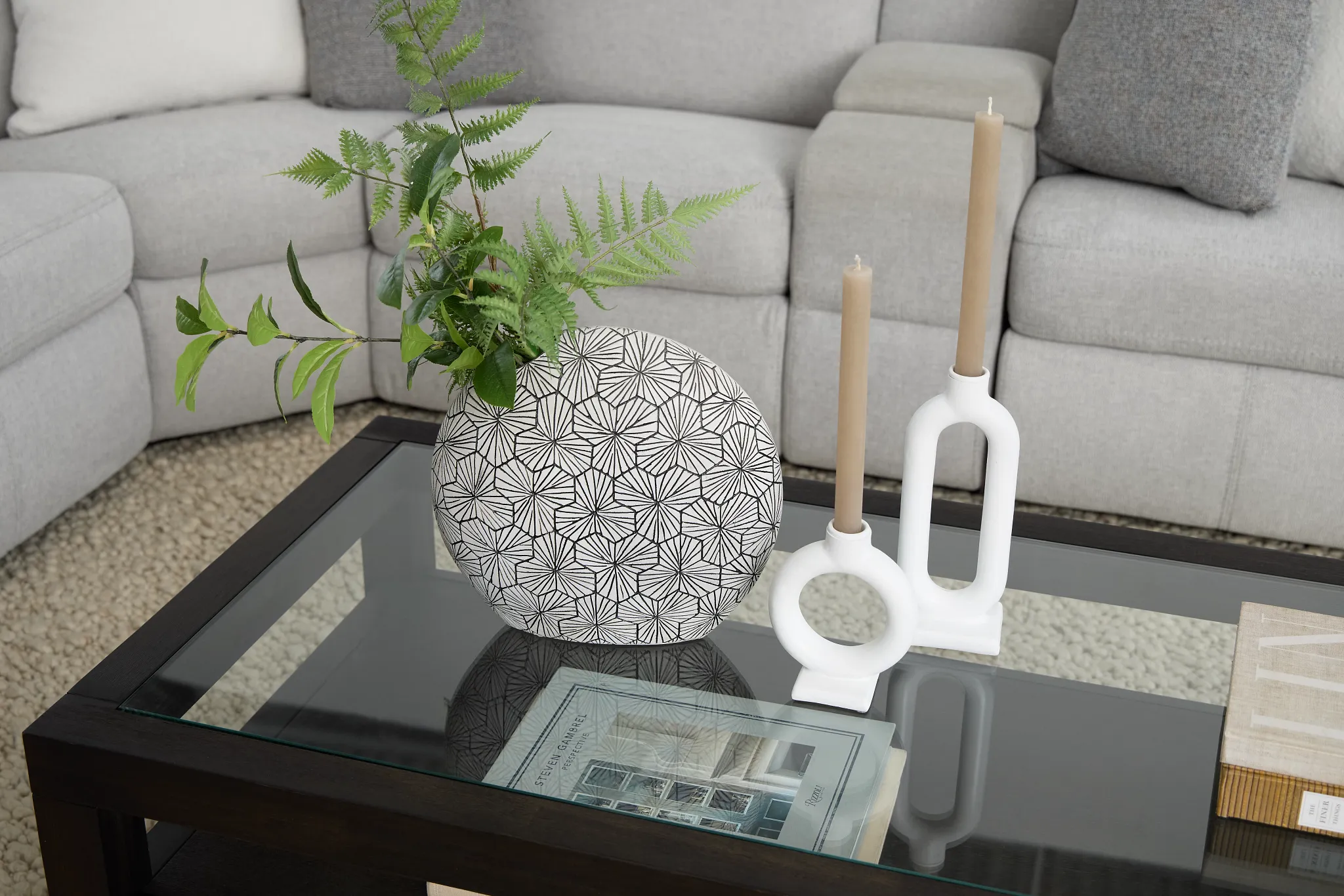 Spring Gray Large Vase