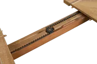 Joplin Light Tone Extension Rectangular Table