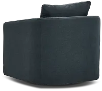 Willow Navy Fabric Swivel Chair