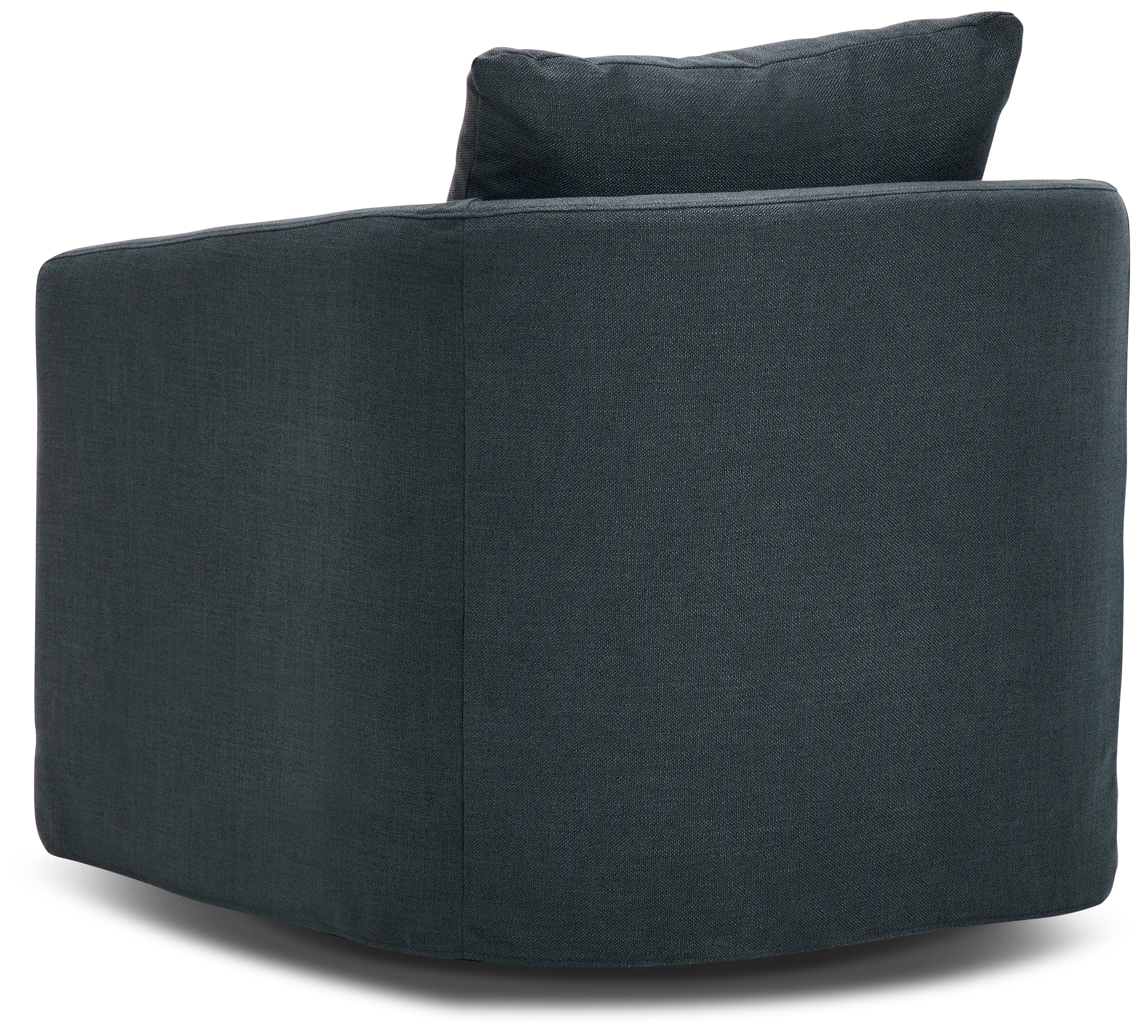 Willow Navy Fabric Swivel Chair