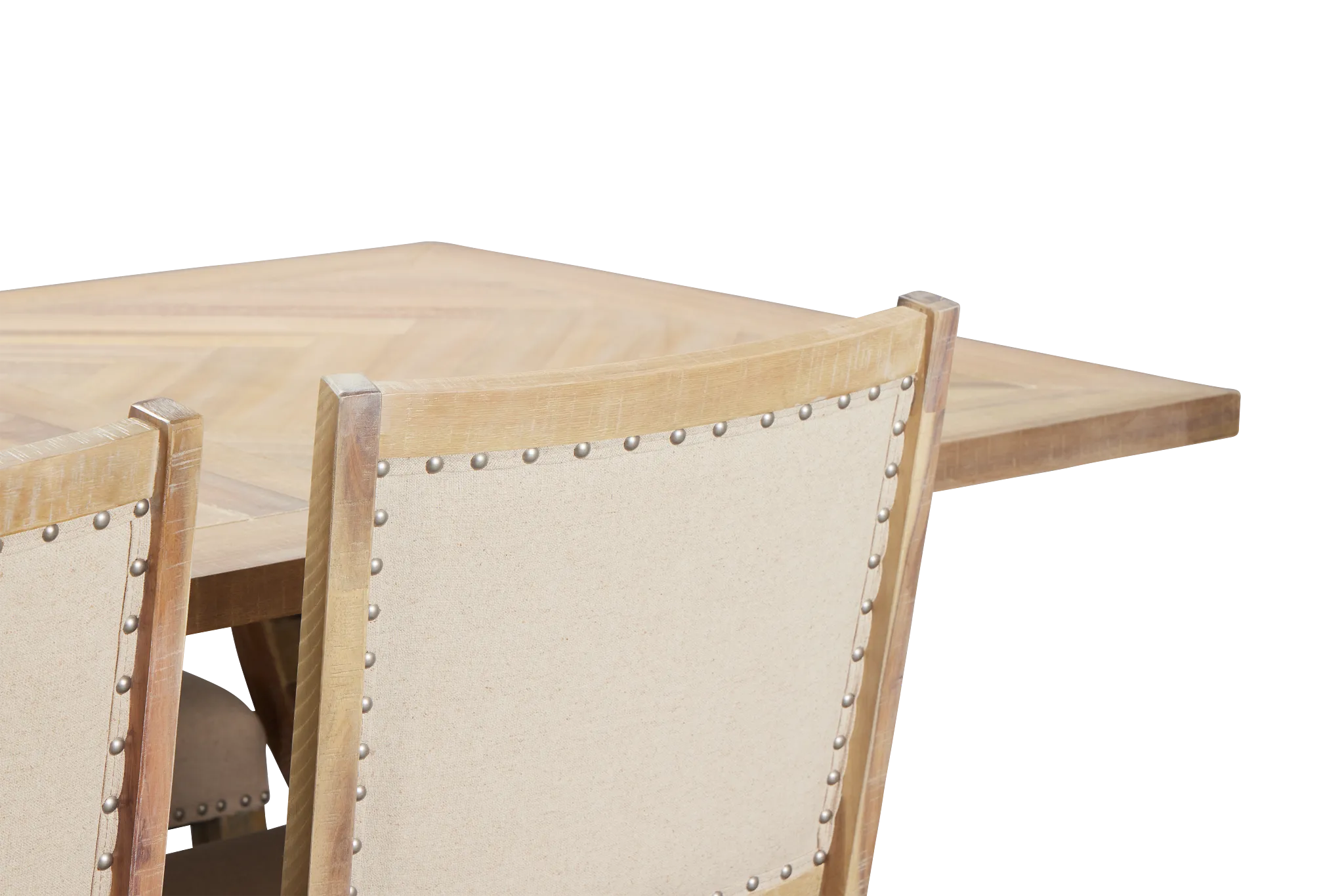 Joplin Light Tone Extension High Table & 4 Upholstered Barstools