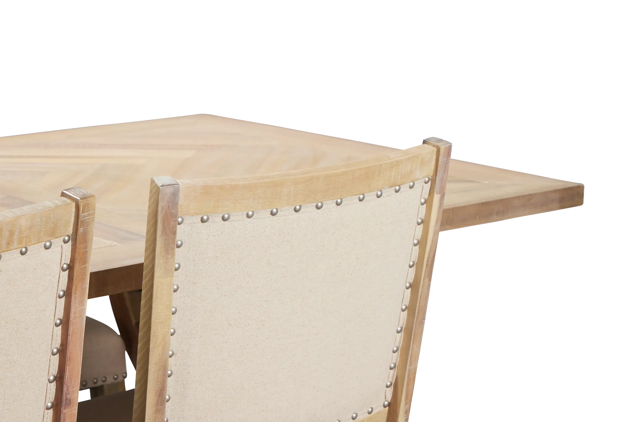 Joplin Light Tone Extension High Table & 4 Upholstered Barstools Joplin Light Tone Extension High Table & 4 Upholstered Barstools