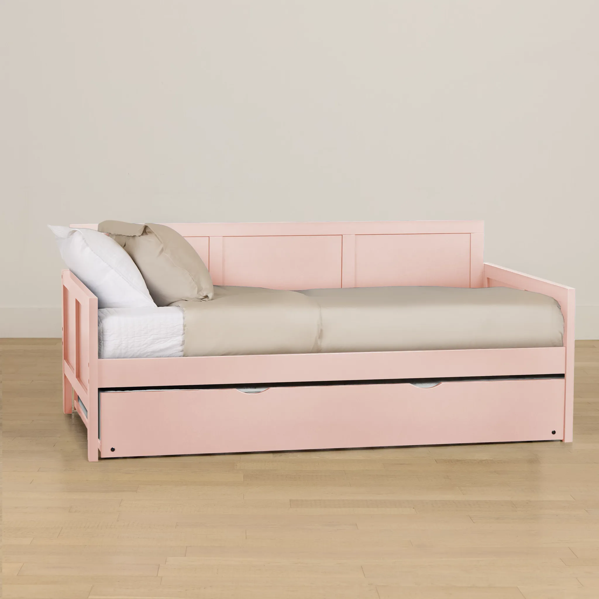 Charleston Pink Panel Trundle Bed