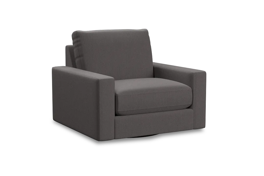 Edgewater Peyton Gray Swivel Chair