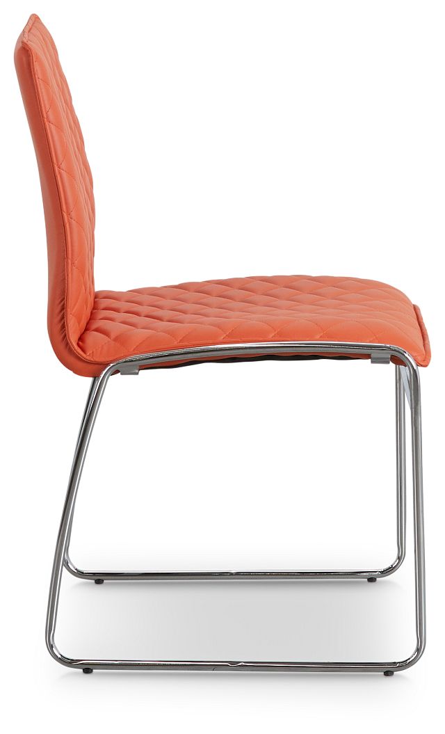 Skyline Orange Metal Side Chair