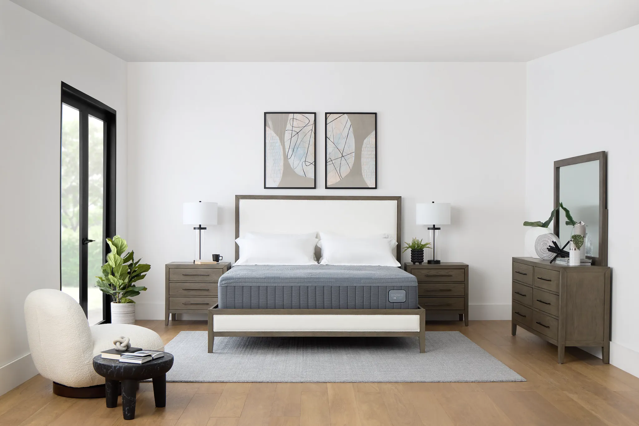 Kevin Charles By Sealy Hybrid 12.25" Plush Mattress