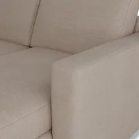 Citymod Beige Fabric Medium Right Chaise Sectional