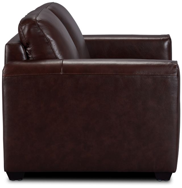 Lane Medium Brown Lthr/vinyl Loveseat