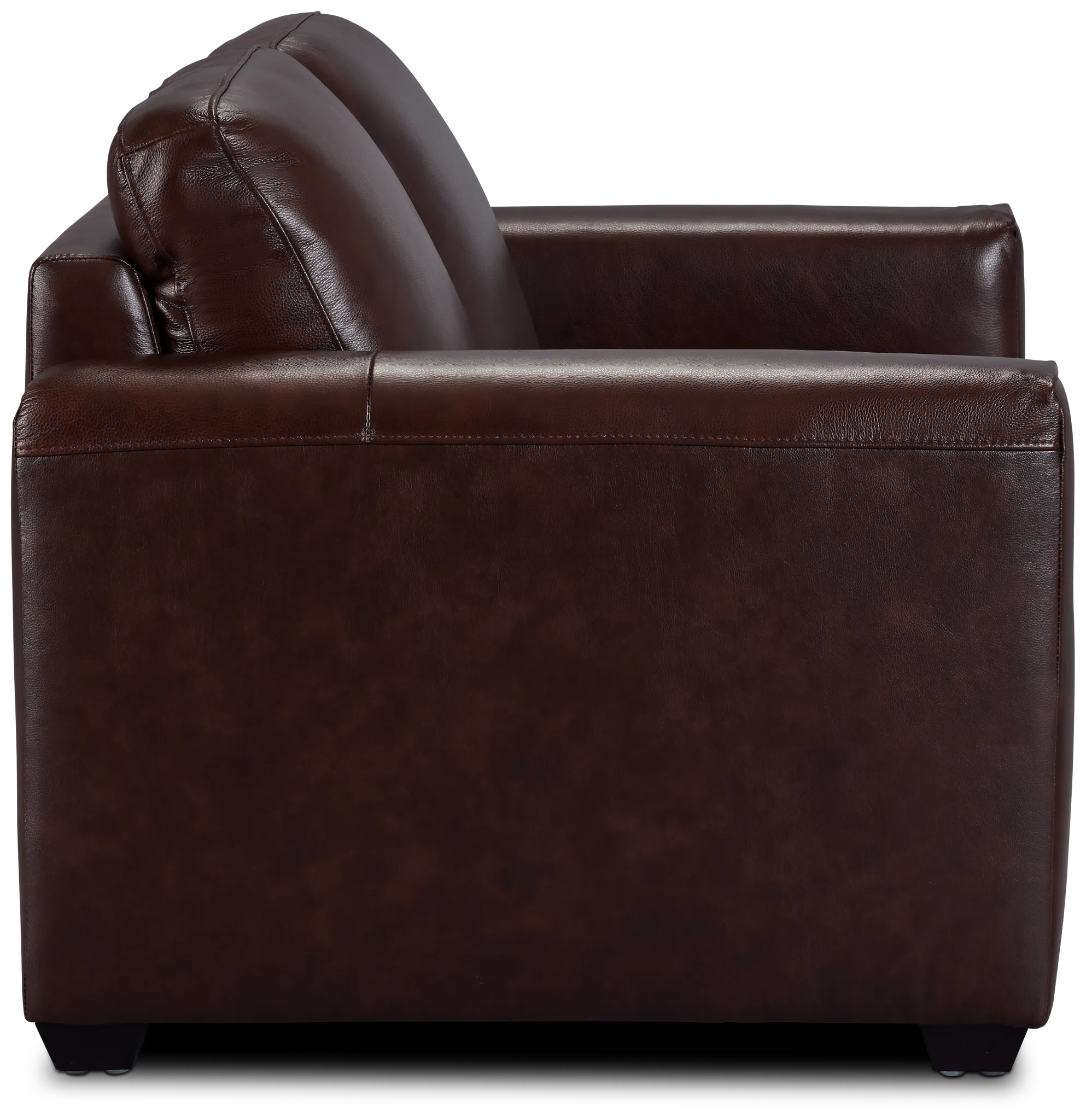 Lane Medium Brown Lthr/vinyl Loveseat