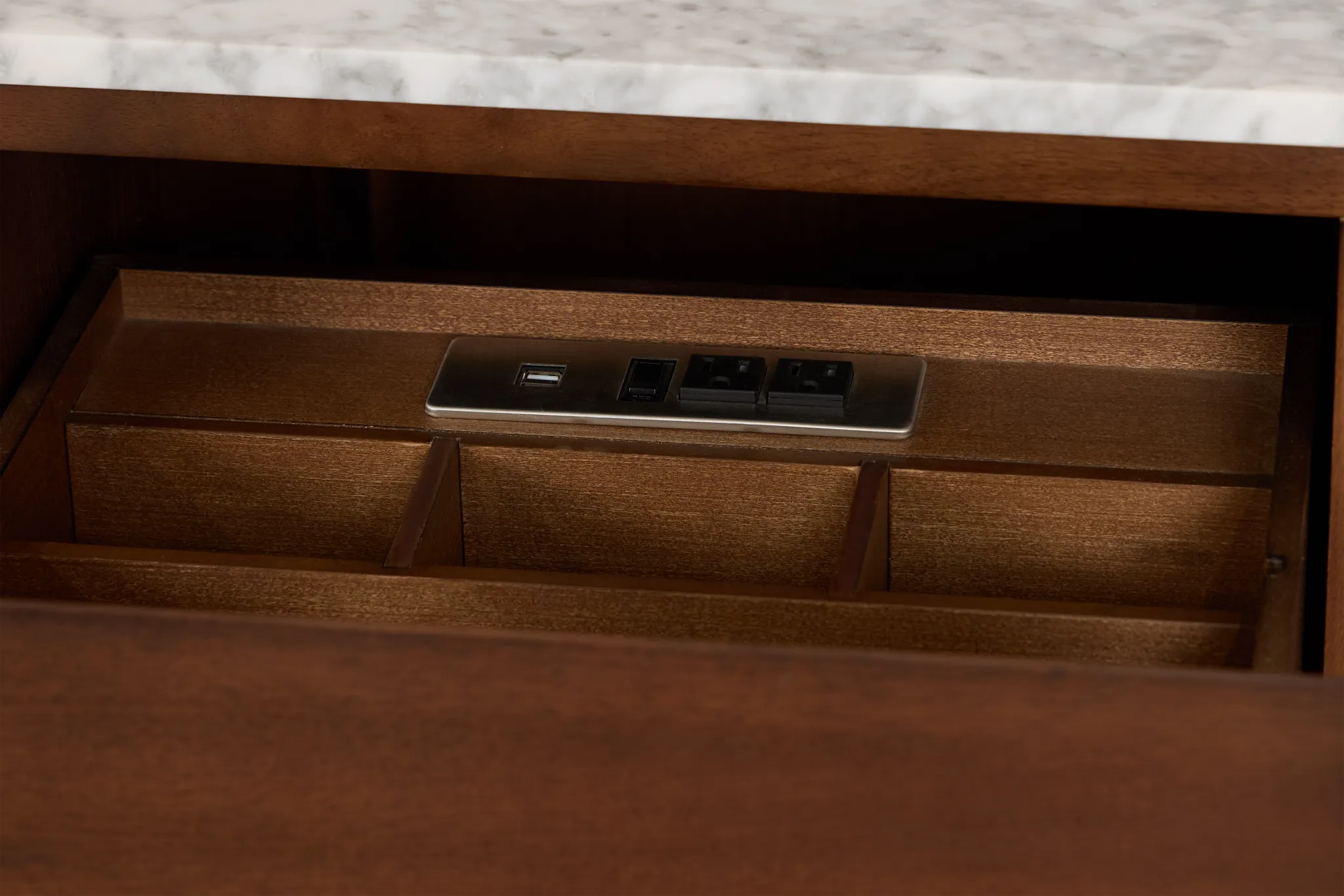 Nomad Mid Tone 72" Double Bathroom Vanity