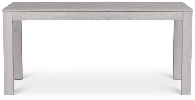 Delray White Rectangular Table