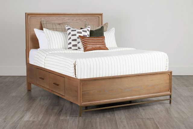 Provo Mid Tone Panel Storage Bed