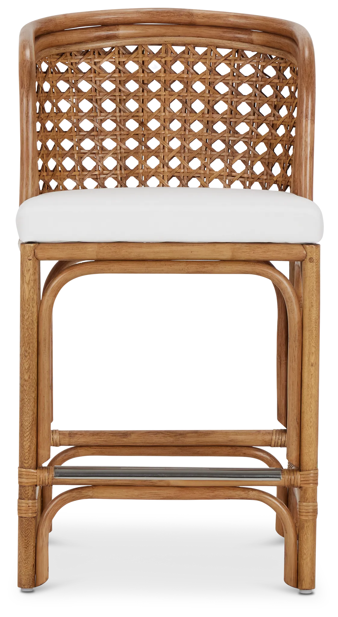 Maui Light Tonewoven 24" Upholstered Barstool