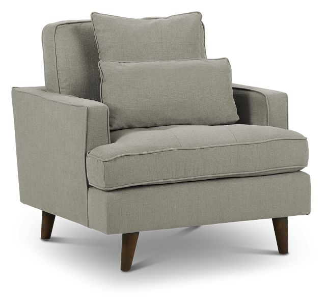 Tori Light Gray Fabric Chair