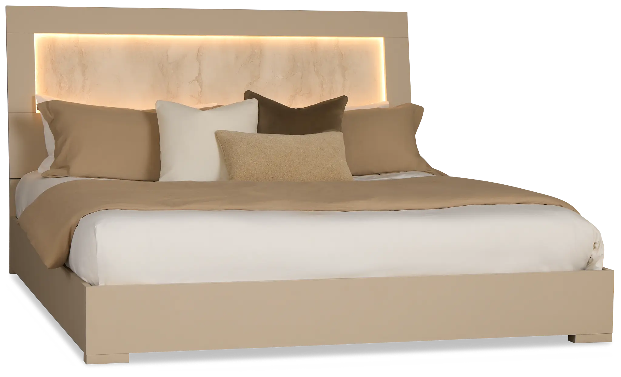 Valencia Light Tone Panel Bed Valencia Light Tone Panel Bed