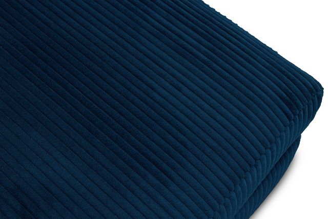 Charlie Dark Blue Fabric Cocktail Ottoman