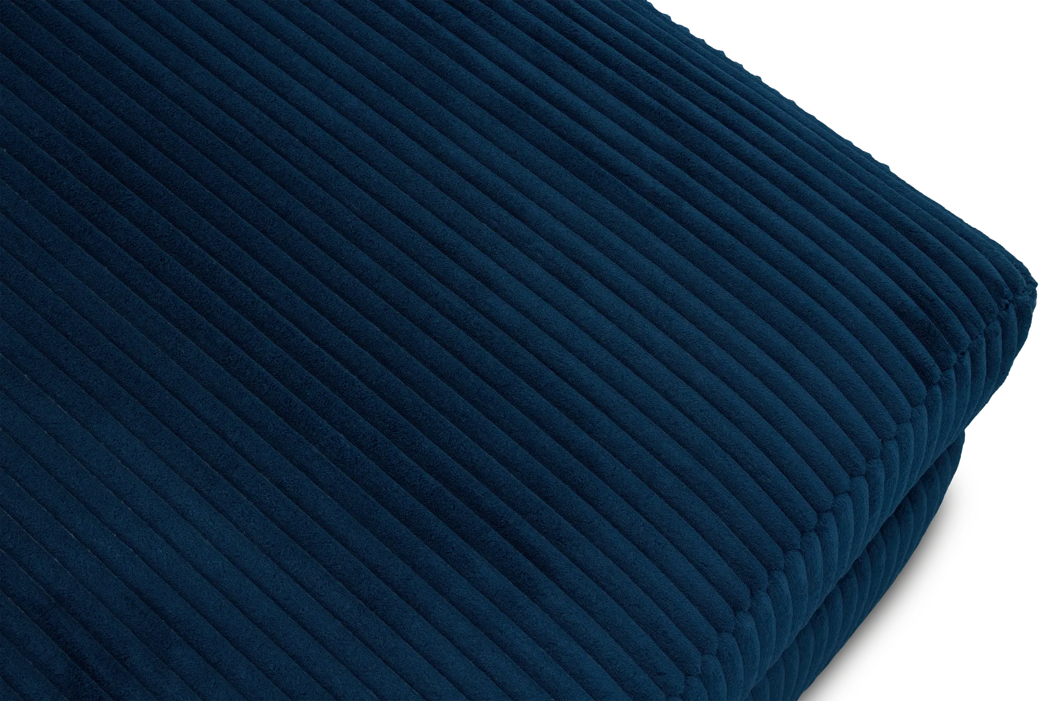 Charlie Dark Blue Fabric Cocktail Ottoman Charlie Dark Blue Fabric Cocktail Ottoman