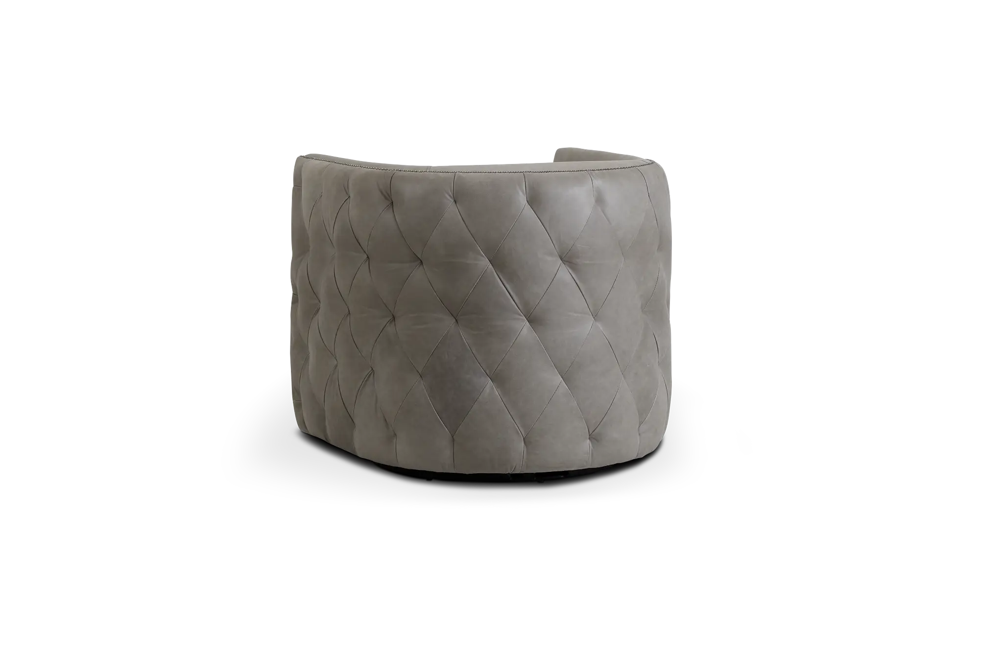 Palazzo Gray Leather Swivel Accent Chair Palazzo Gray Leather Swivel Accent Chair