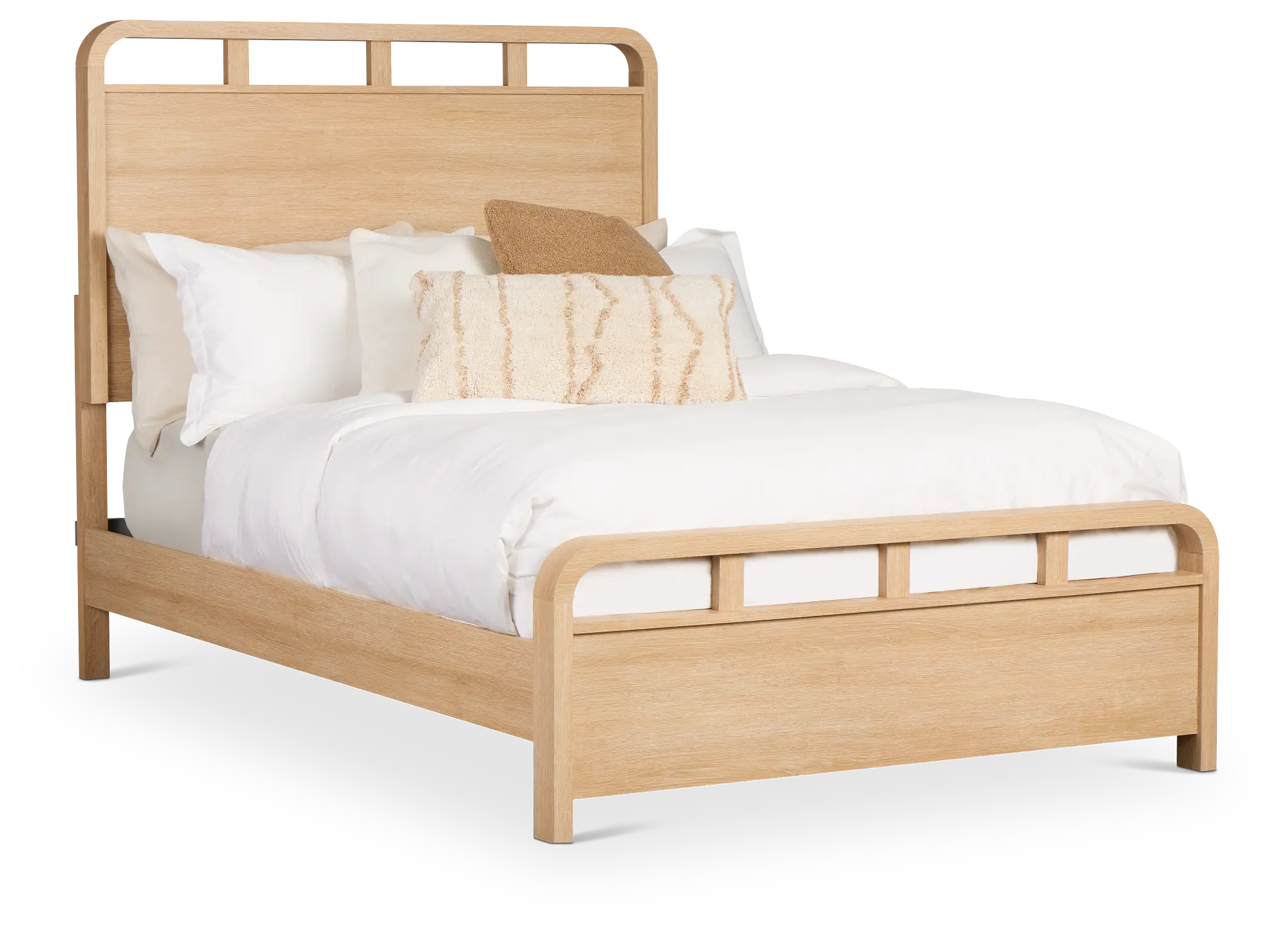 Lyndie Light Tone Panel Bed Lyndie Light Tone Panel Bed