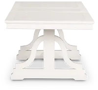 Heron Cove White Trestle Table