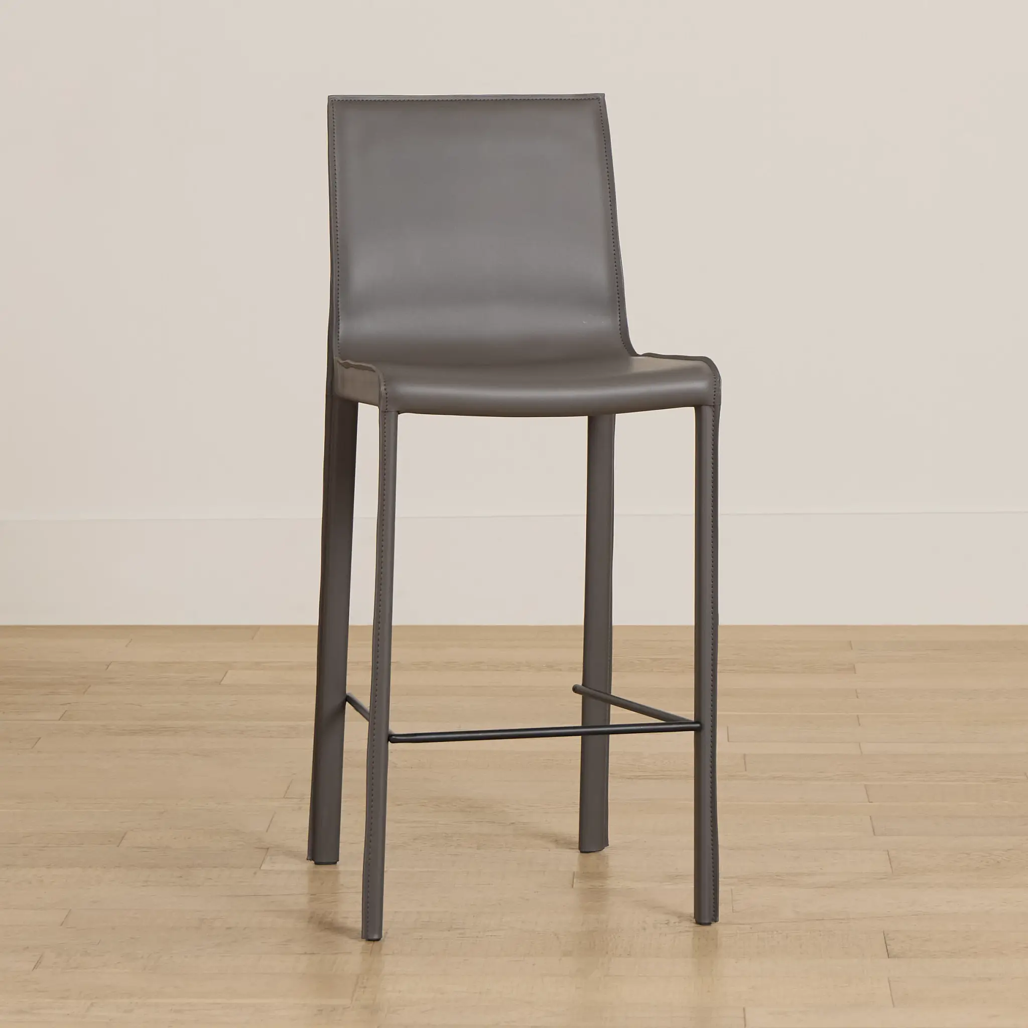 Lagos Gray 27" Upholstered Barstool Lagos Gray 27" Upholstered Barstool