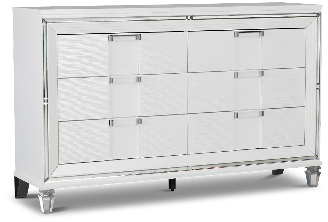 Vegas White Dresser Vegas White Dresser
