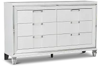 Vegas White Dresser