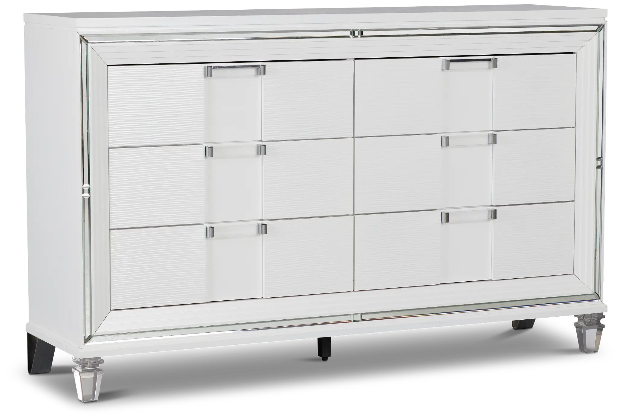 Vegas White Dresser Vegas White Dresser