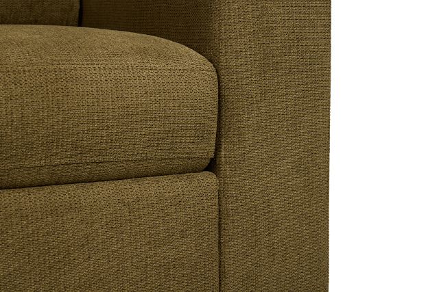 Carmen Green Fabric Loveseat