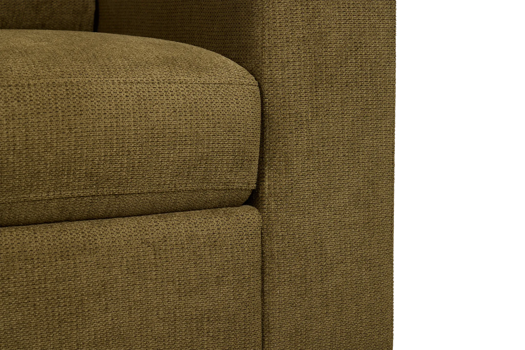 Carmen Green Fabric Loveseat