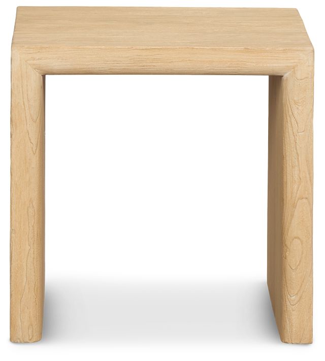 Hart Light Tone Rectangular End Table