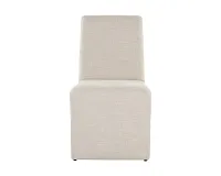 Heron Orange Fabric Upholstered Side Chair