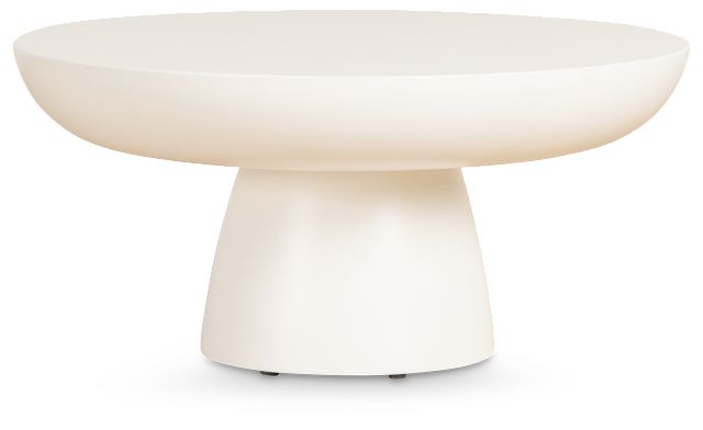 Bolton White Round Coffee Table
