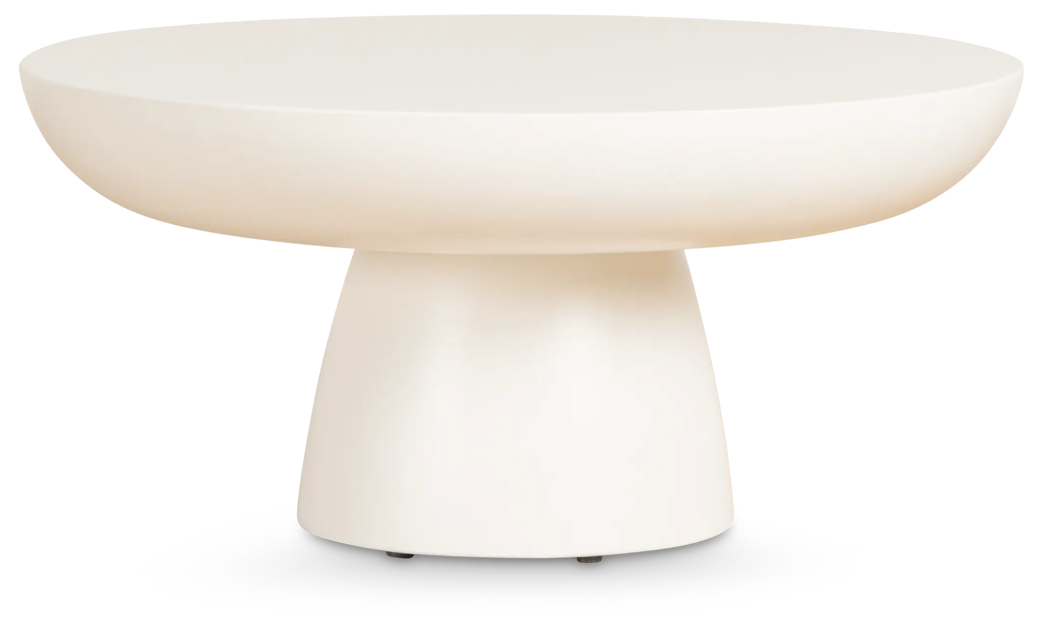 Bolton White Round Coffee Table