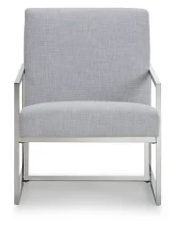 Megan Gray Fabric Accent Chair